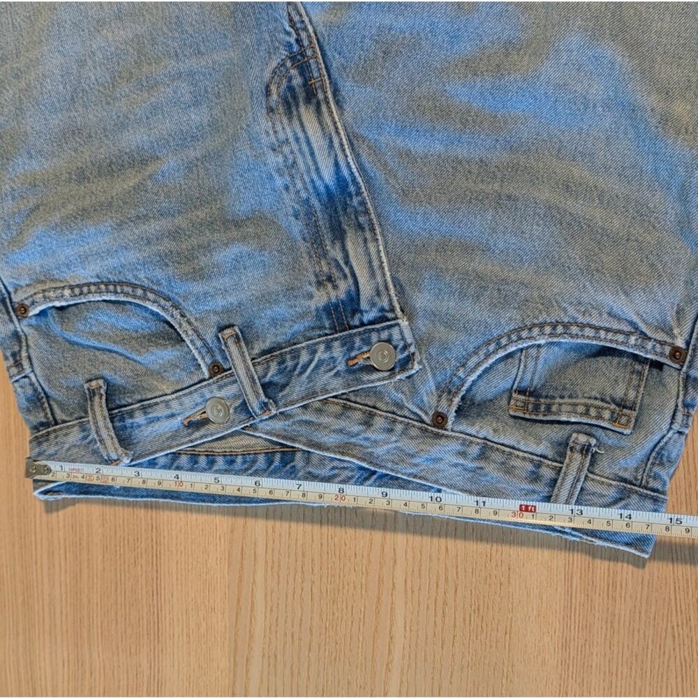 Zara Light Blue Wide Leg Flare Jeans - Picture 5 of 8